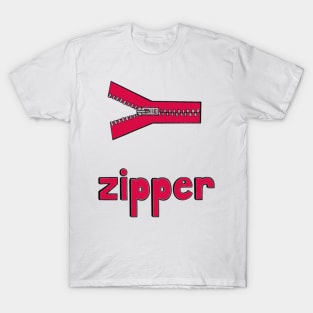 This is a ZIPPER T-Shirt